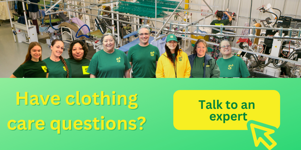 Talk to the clothing care experts